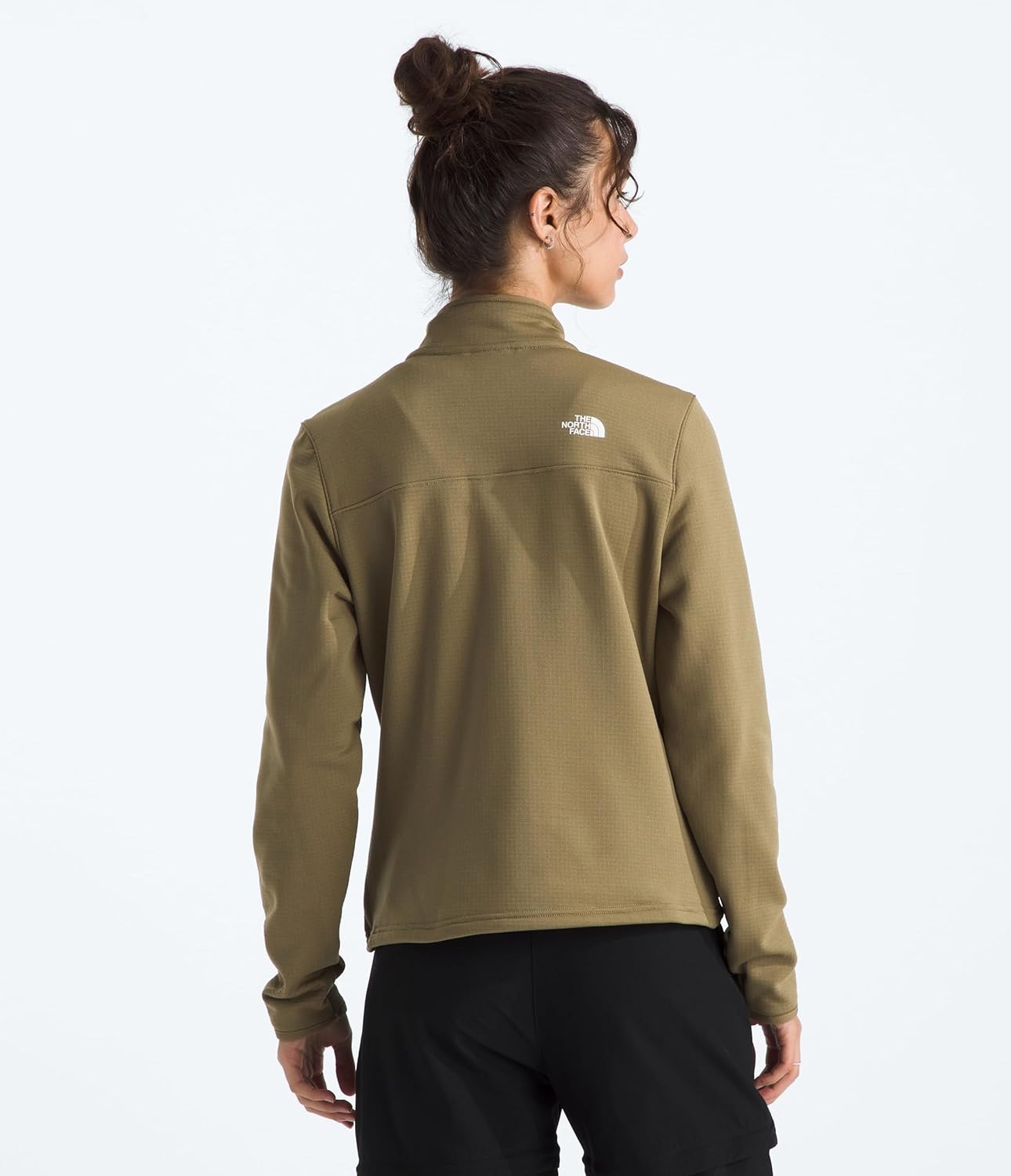 image:imageTHE NORTH FACE Womens Cedar Trail Grid Fleece Jacket Zip Pockets amp Reinforced Binding on the Collar Cuffs amp HemCedar