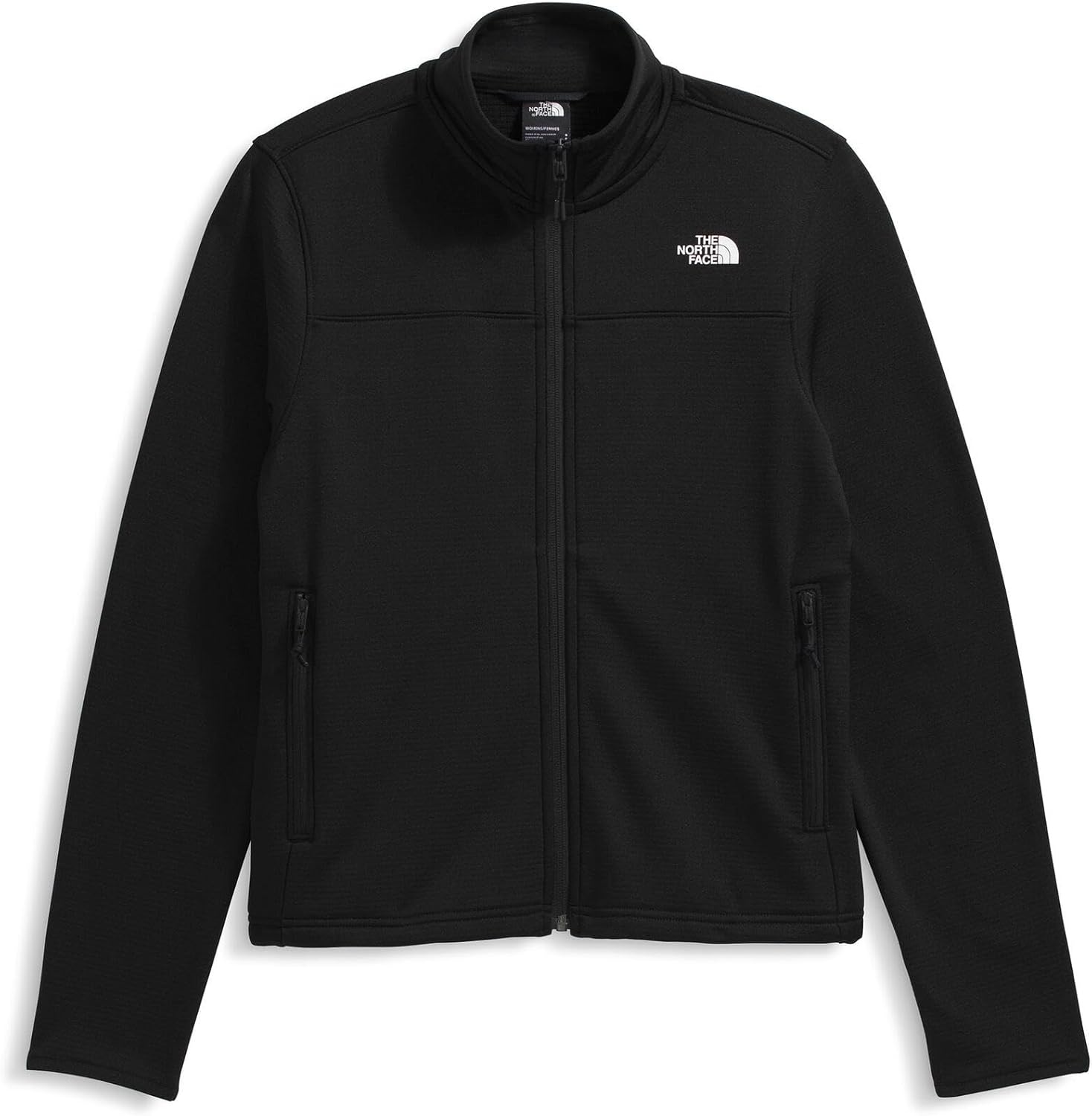 image:imageTHE NORTH FACE Womens Cedar Trail Grid Fleece Jacket Zip Pockets amp Reinforced Binding on the Collar Cuffs amp HemTnf Black