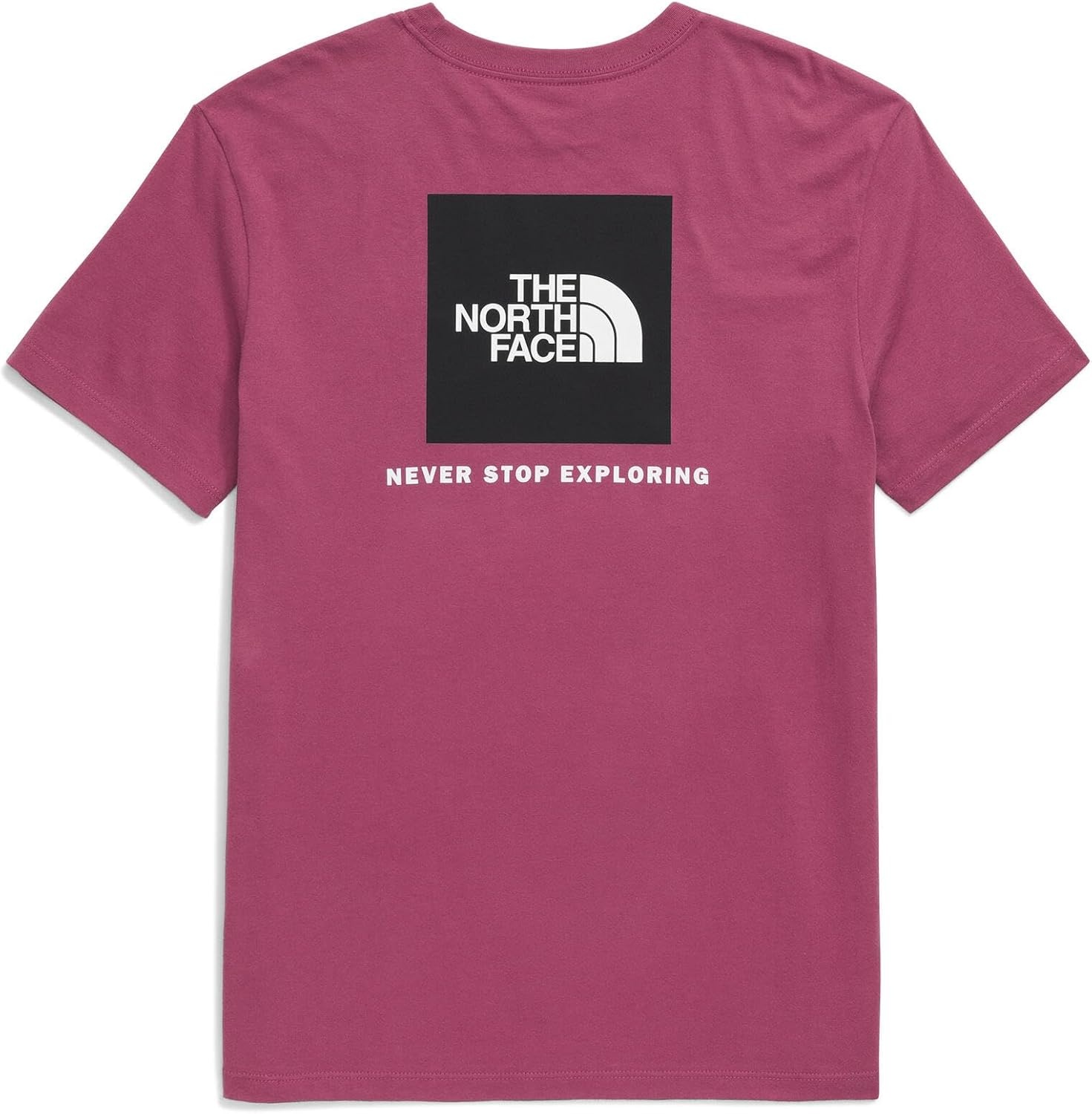 image:imageTHE NORTH FACE Womens Evolution Box NSE Shortsleeve Tee Regular Fit Cotton Tshirt With Logo GraphicsCyber Berry