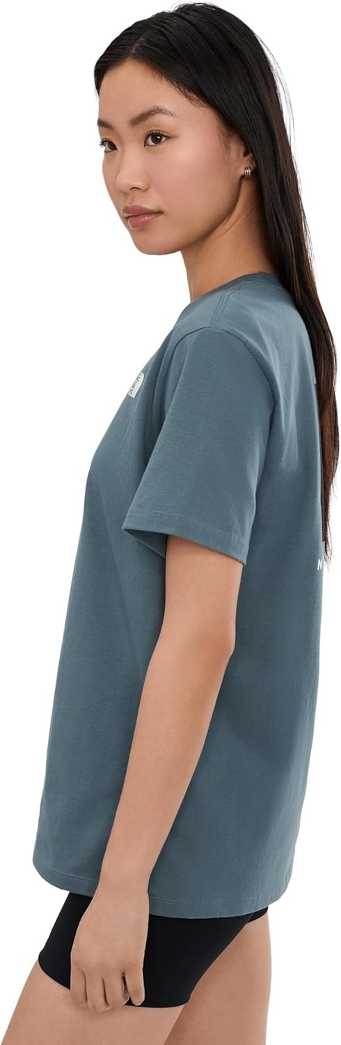 image:imageTHE NORTH FACE Womens Evolution Box NSE Shortsleeve Tee Regular Fit Cotton Tshirt With Logo GraphicsGranite Grey