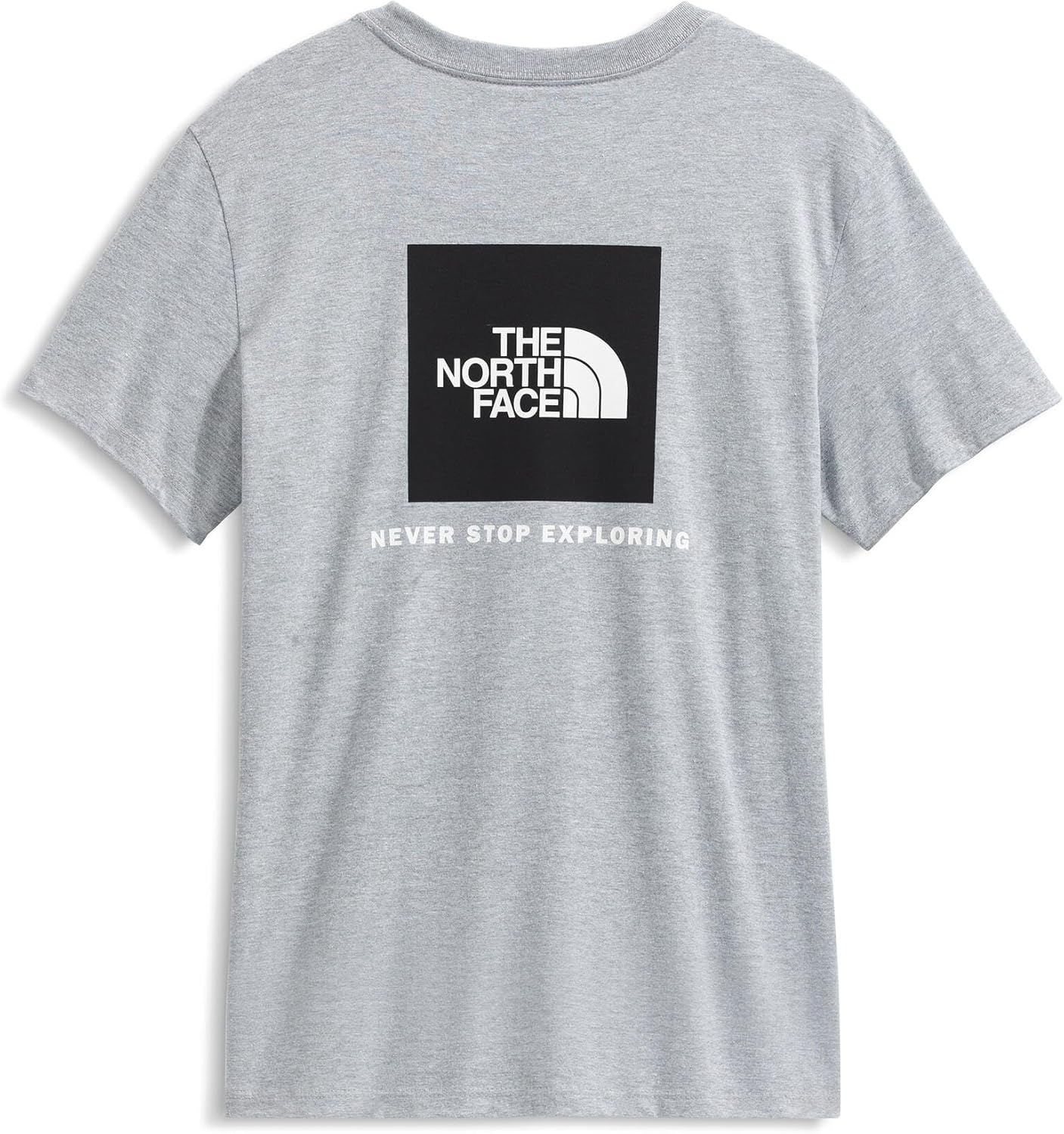 image:imageTHE NORTH FACE Womens Evolution Box NSE Shortsleeve Tee Regular Fit Cotton Tshirt With Logo GraphicsTnf Pale Grey Heather