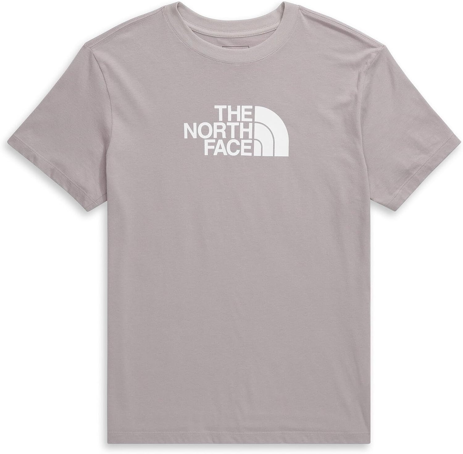 image:imageTHE NORTH FACE Womens Evolution Short Sleeve Half Dome Tee Everyday Cotton Shirt With a Logo GraphicMoonstone GreyTnf White