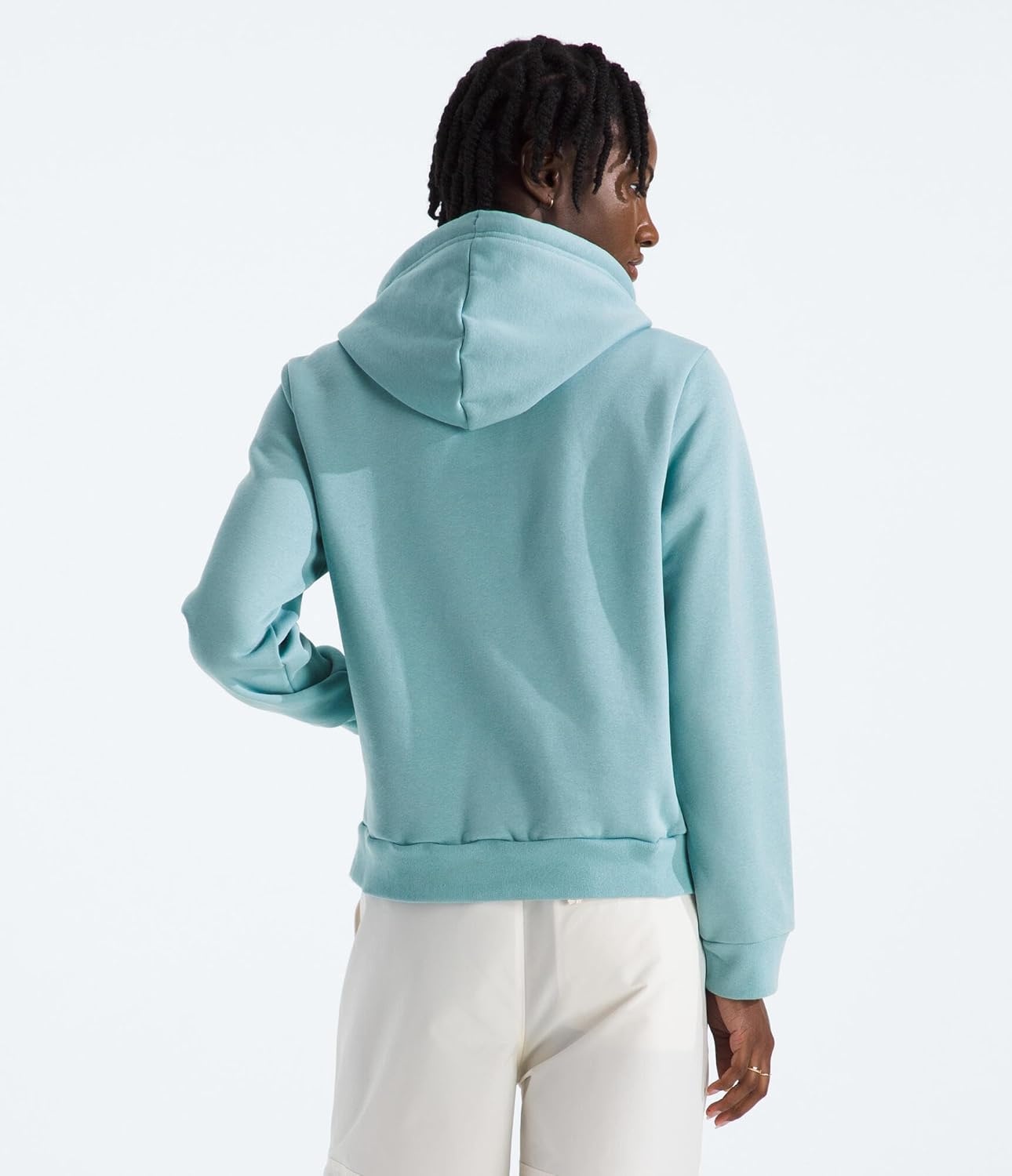 image:imageTHE NORTH FACE Womens Evolution Simple Dome Hoodie 2 Piece Hood With Adjustable Drawcord Kangaroo PocketBlue Eclipse
