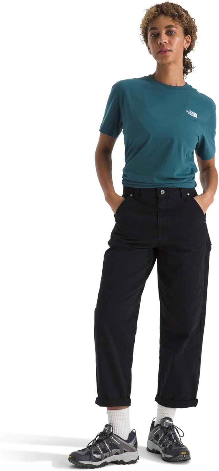 image:imageTHE NORTH FACE Womens Evolution Simple Dome Relaxed Shortsleeve Tee Cotton Tshirt With Classic Embroidered LogoSpace