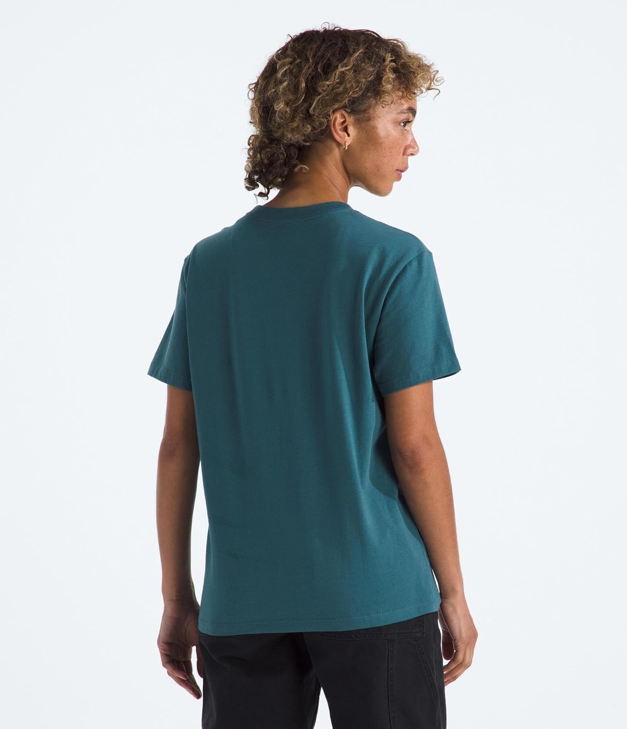 image:imageTHE NORTH FACE Womens Evolution Simple Dome Relaxed Shortsleeve Tee Cotton Tshirt With Classic Embroidered LogoSpace