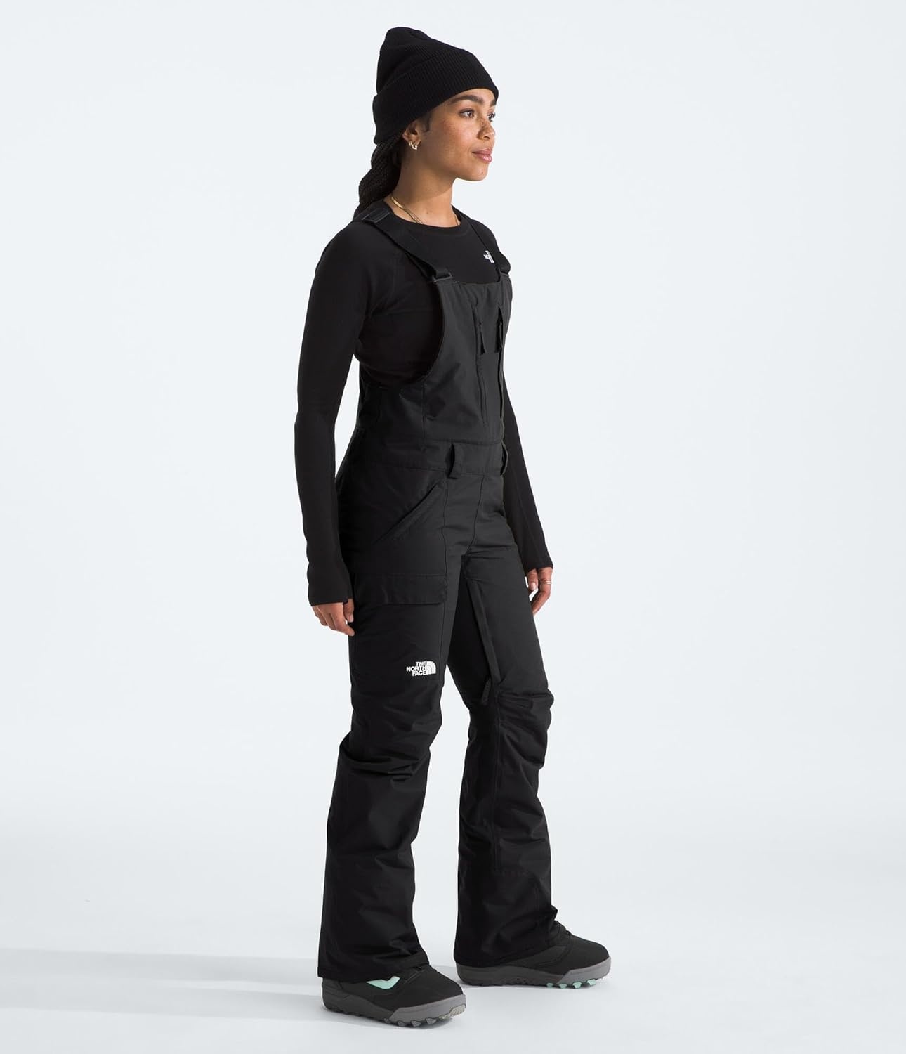 image:imageTHE NORTH FACE Womens Freedom Insulated Bib Standard amp Plus Size Waterproof Ski amp Snowboard Overalls Mesh VentingTnf Blacknpf