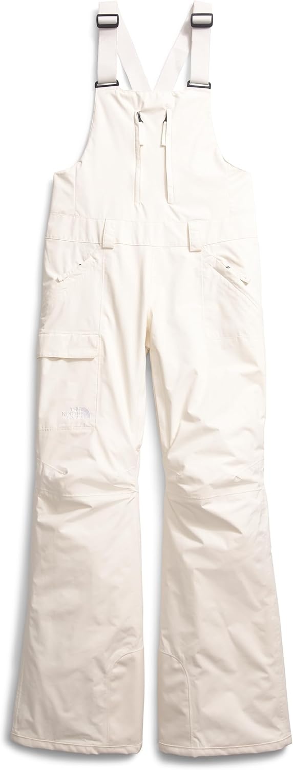 image:imageTHE NORTH FACE Womens Freedom Insulated Bib Standard amp Plus Size Waterproof Ski amp Snowboard Overalls Mesh VentingWhite Dune