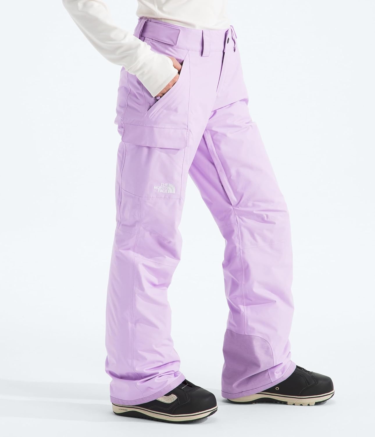 image:imageTHE NORTH FACE Womens Freedom Insulated Pant Standard amp Plus Size Waterproof for Snow Sports Gaiters Adjustable WaistLite Lilac