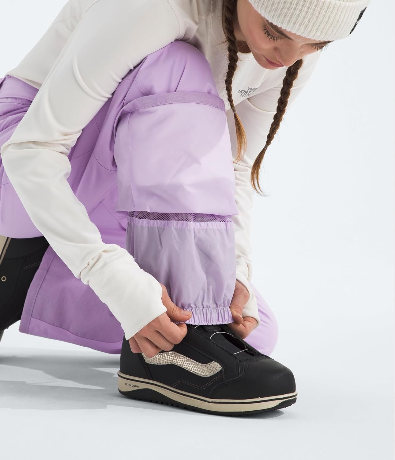 image:imageTHE NORTH FACE Womens Freedom Insulated Pant Standard amp Plus Size Waterproof for Snow Sports Gaiters Adjustable WaistLite Lilac