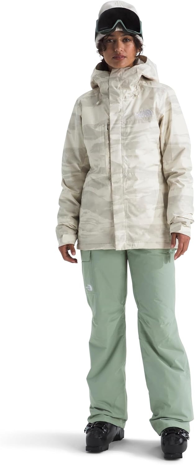 image:imageTHE NORTH FACE Womens Freedom Insulated Pant Standard amp Plus Size Waterproof for Snow Sports Gaiters Adjustable WaistSlate Moss
