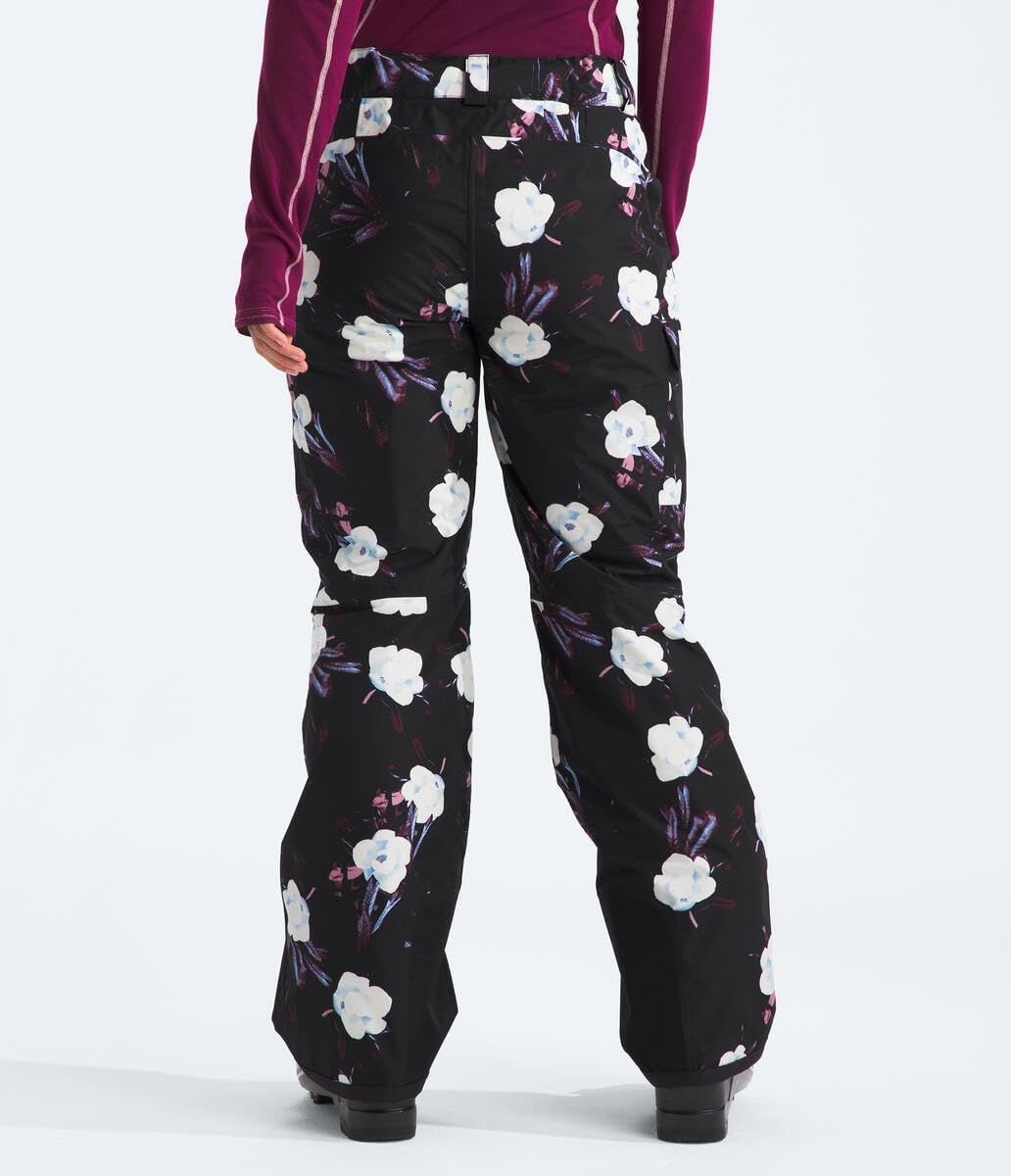 image:imageTHE NORTH FACE Womens Freedom Insulated Pant Standard amp Plus Size Waterproof for Snow Sports Gaiters Adjustable WaistTnf Black Winter Flowers Print
