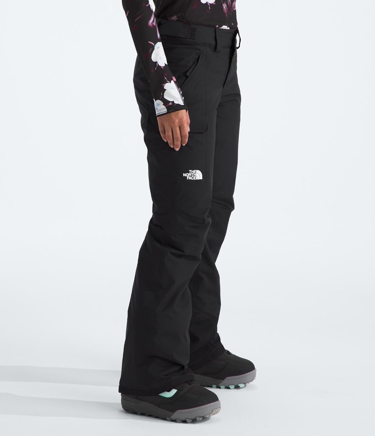 image:imageTHE NORTH FACE Womens Freedom Insulated Pant Standard amp Plus Size Waterproof for Snow Sports Gaiters Adjustable WaistTnf Blacknpf