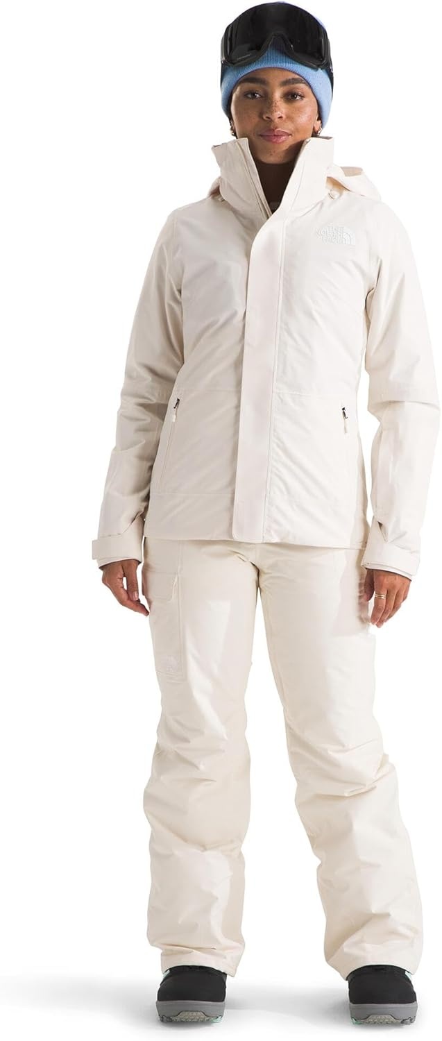 image:imageTHE NORTH FACE Womens Freedom Insulated Pant Standard amp Plus Size Waterproof for Snow Sports Gaiters Adjustable WaistWhite Dune