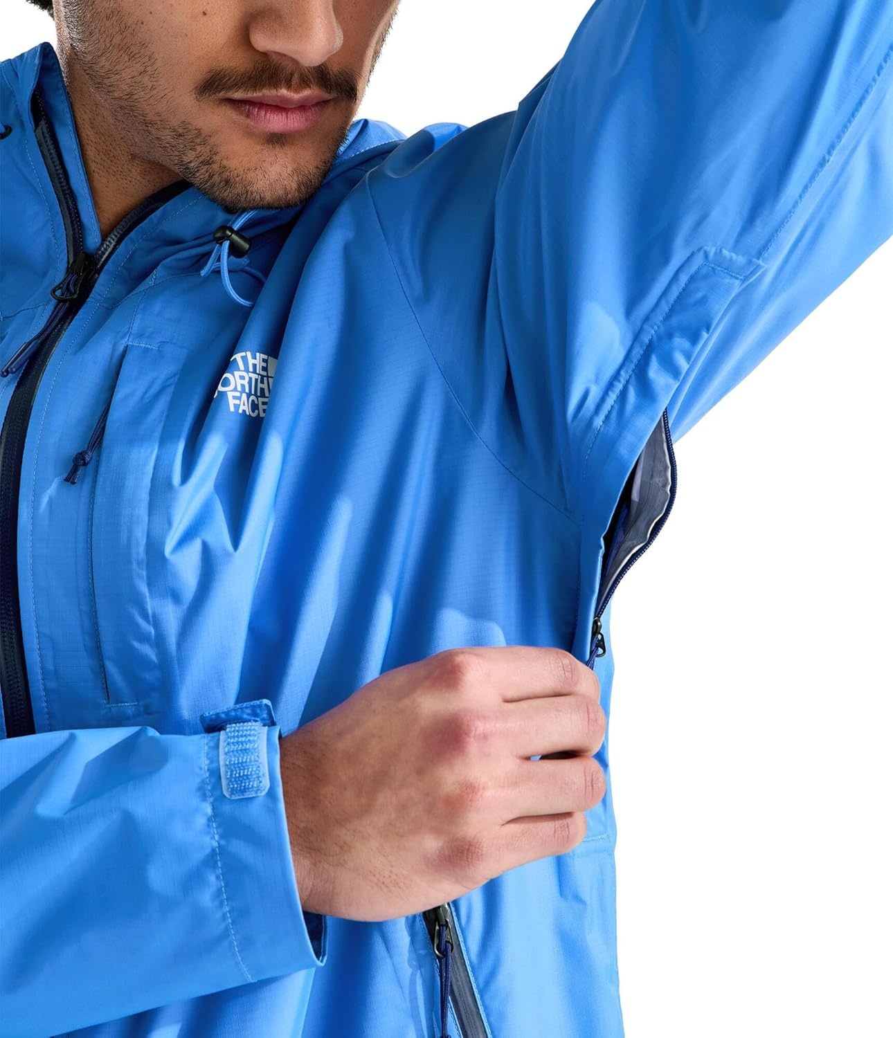 image:imageTHE NORTH FACE Womens Venture 2 Waterproof Hooded Rain Jacket Raincoat With Breathable Dryvent 25l Fabric PitzipsActive Blue