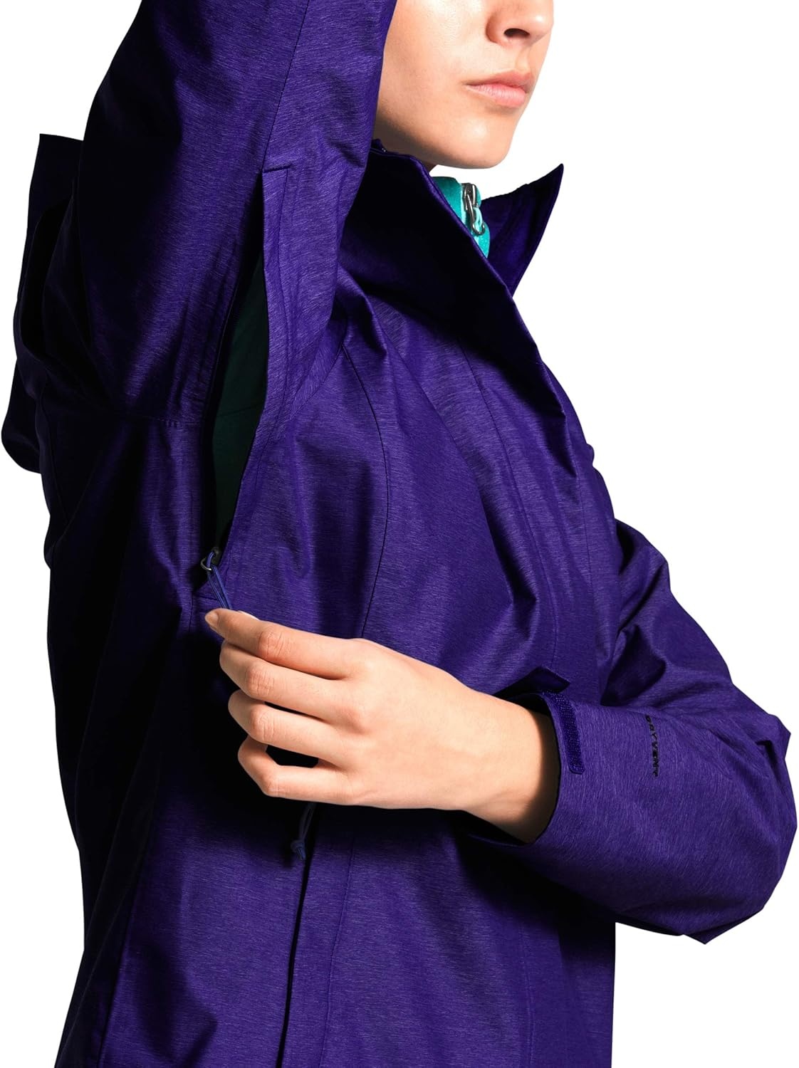 image:imageTHE NORTH FACE Womens Venture 2 Waterproof Hooded Rain Jacket Raincoat With Breathable Dryvent 25l Fabric PitzipsDeep Blue Heather