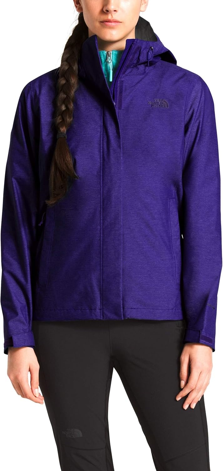 image:imageTHE NORTH FACE Womens Venture 2 Waterproof Hooded Rain Jacket Raincoat With Breathable Dryvent 25l Fabric PitzipsDeep Blue Heather