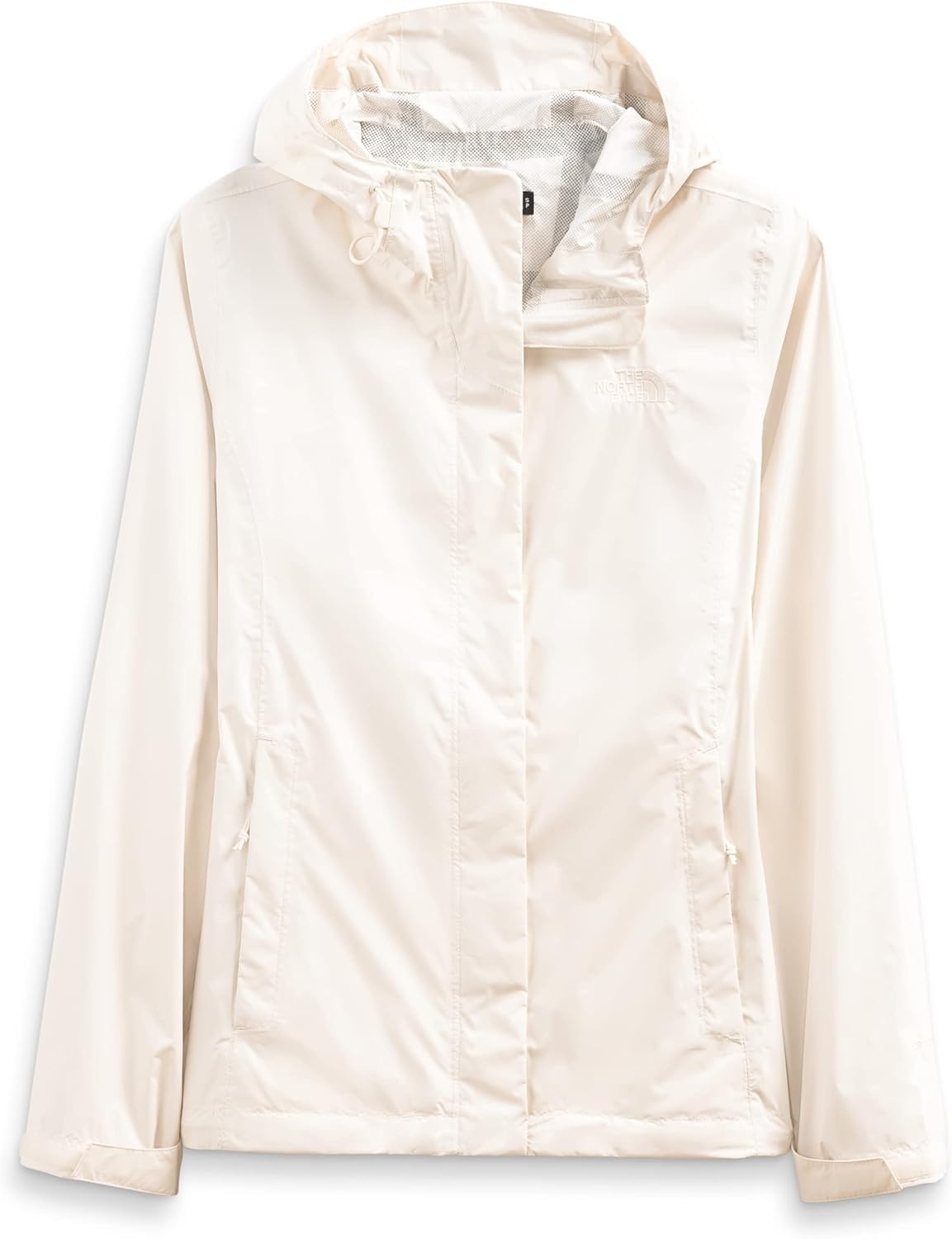 image:imageTHE NORTH FACE Womens Venture 2 Waterproof Hooded Rain Jacket Raincoat With Breathable Dryvent 25l Fabric PitzipsGardenia White