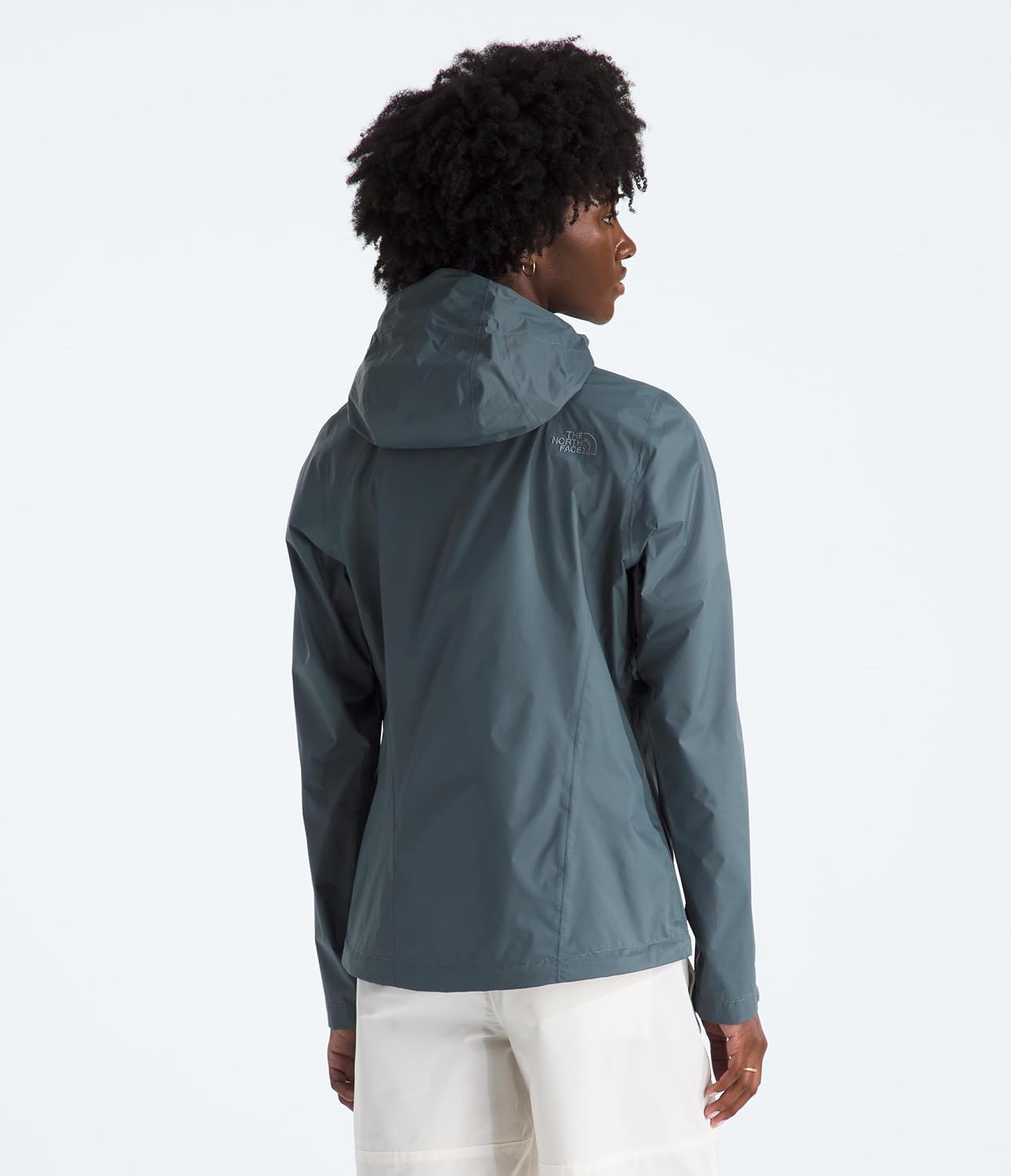 image:imageTHE NORTH FACE Womens Venture 2 Waterproof Hooded Rain Jacket Raincoat With Breathable Dryvent 25l Fabric PitzipsGranite Grey