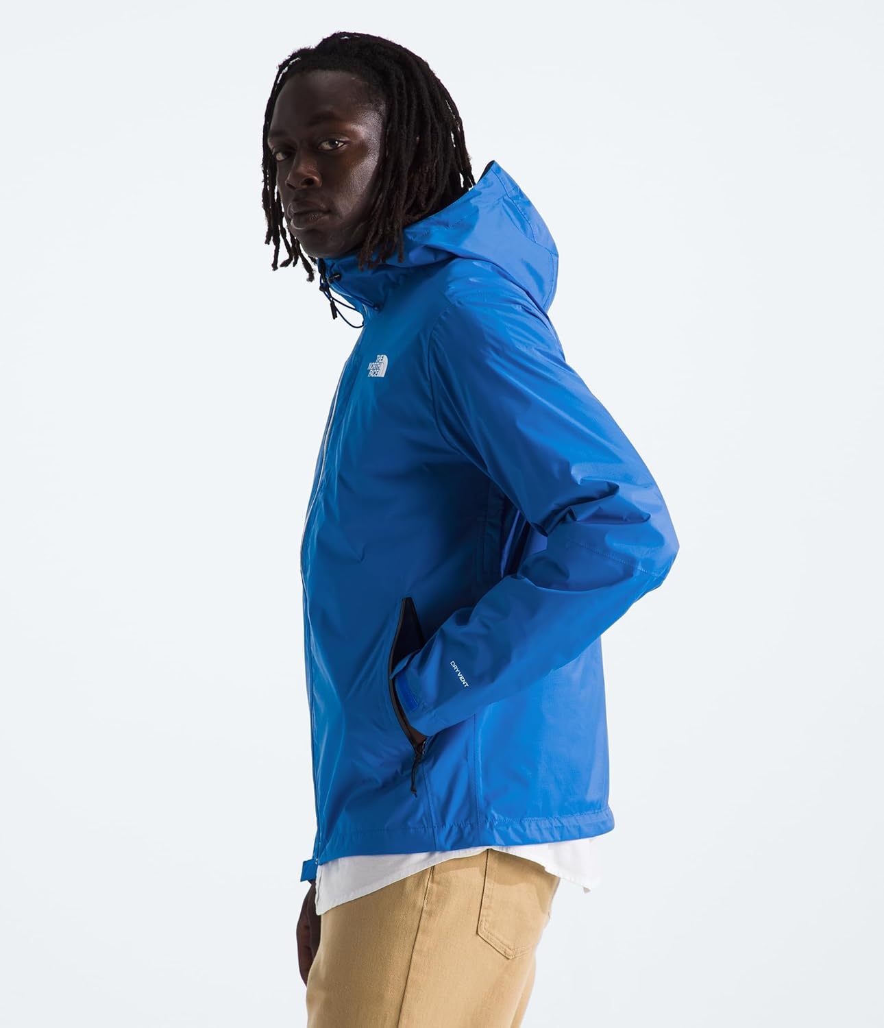 image:imageTHE NORTH FACE Womens Venture 2 Waterproof Hooded Rain Jacket Raincoat With Breathable Dryvent 25l Fabric PitzipsHero Blue