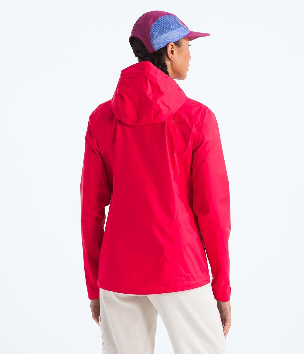 image:imageTHE NORTH FACE Womens Venture 2 Waterproof Hooded Rain Jacket Raincoat With Breathable Dryvent 25l Fabric PitzipsHibiscus