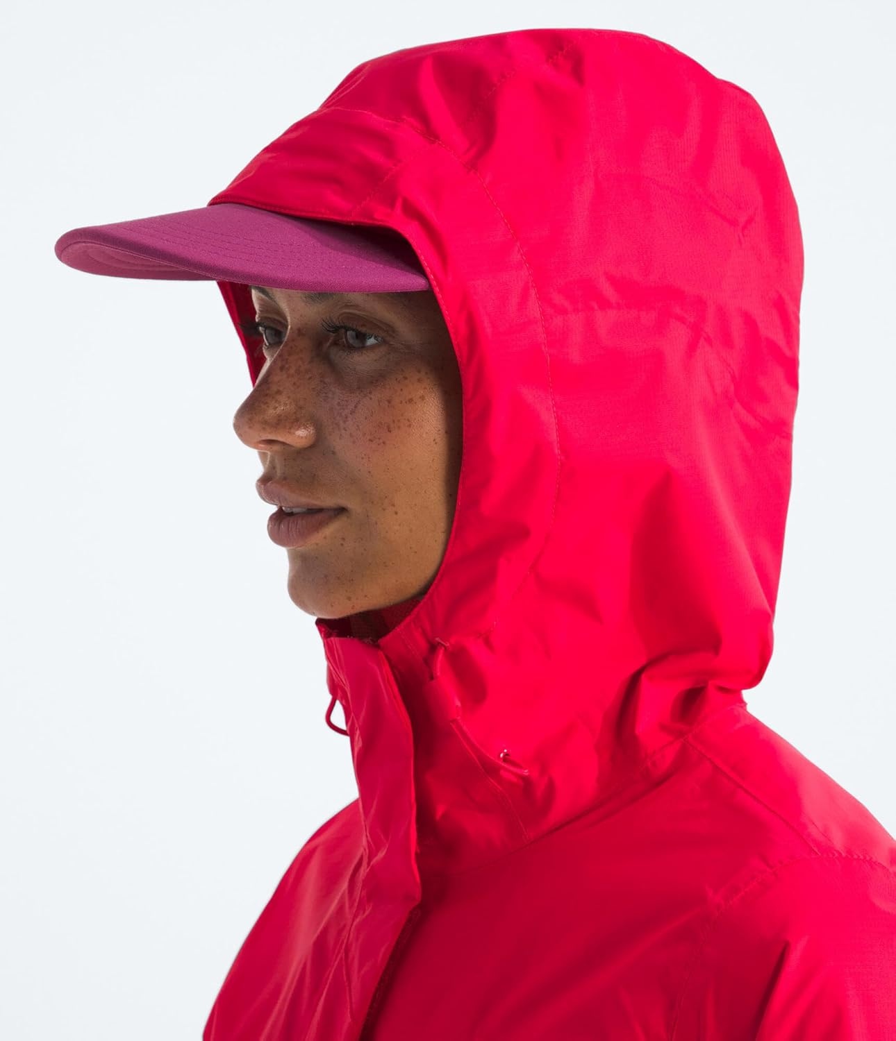 image:imageTHE NORTH FACE Womens Venture 2 Waterproof Hooded Rain Jacket Raincoat With Breathable Dryvent 25l Fabric PitzipsHibiscus