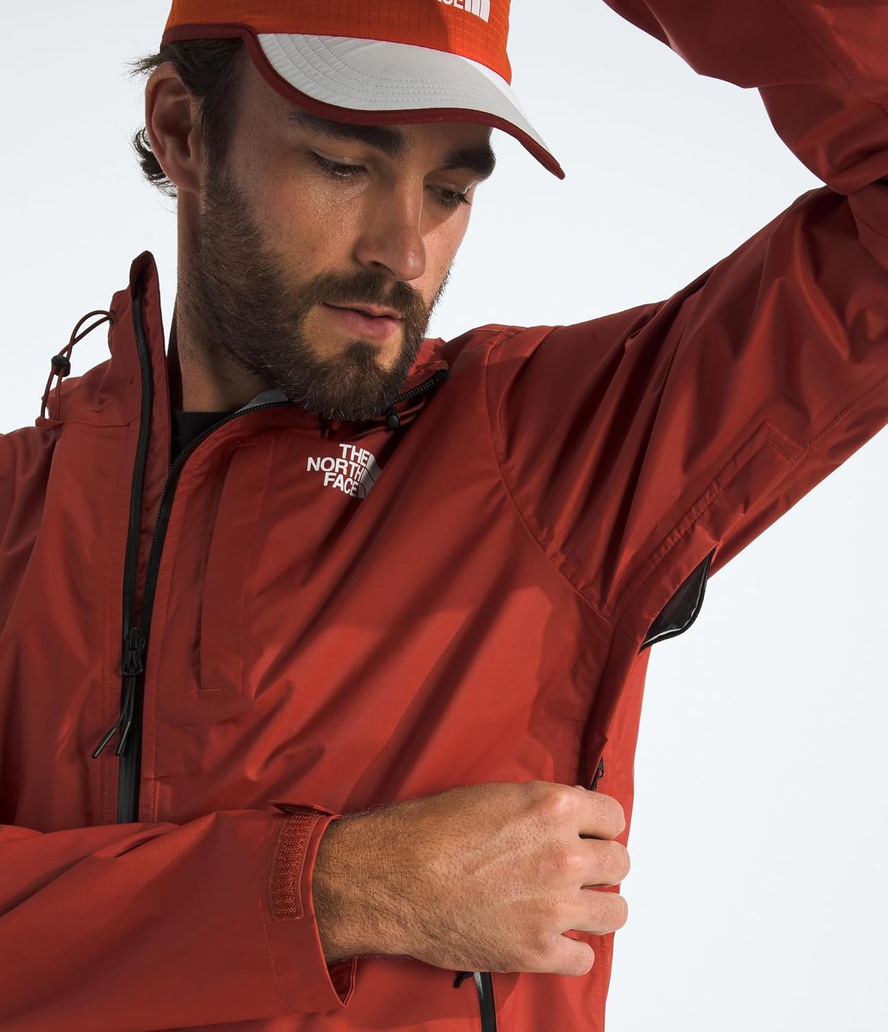 image:imageTHE NORTH FACE Womens Venture 2 Waterproof Hooded Rain Jacket Raincoat With Breathable Dryvent 25l Fabric PitzipsIron Clay