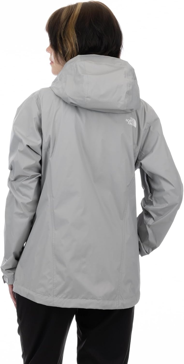 image:imageTHE NORTH FACE Womens Venture 2 Waterproof Hooded Rain Jacket Raincoat With Breathable Dryvent 25l Fabric PitzipsMeld Grey