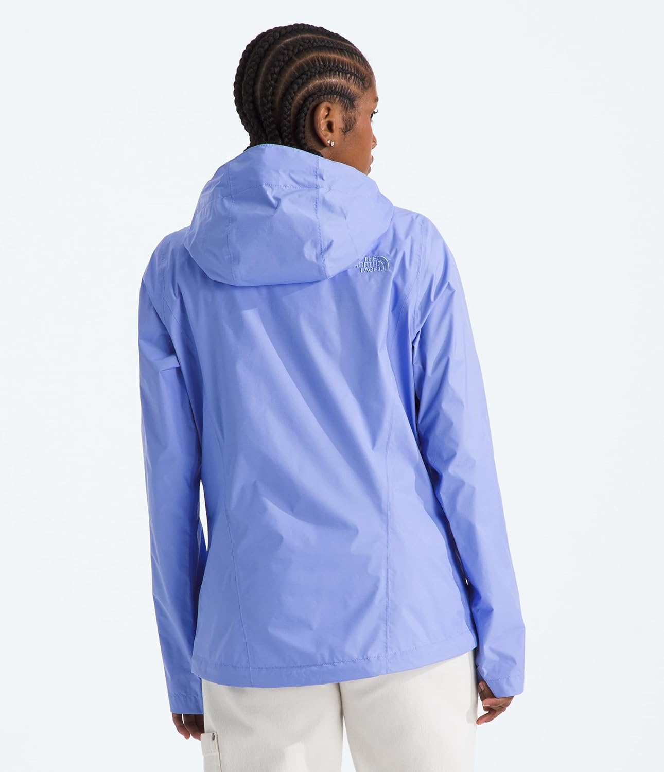 image:imageTHE NORTH FACE Womens Venture 2 Waterproof Hooded Rain Jacket Raincoat With Breathable Dryvent 25l Fabric PitzipsPeriwinkle Glow