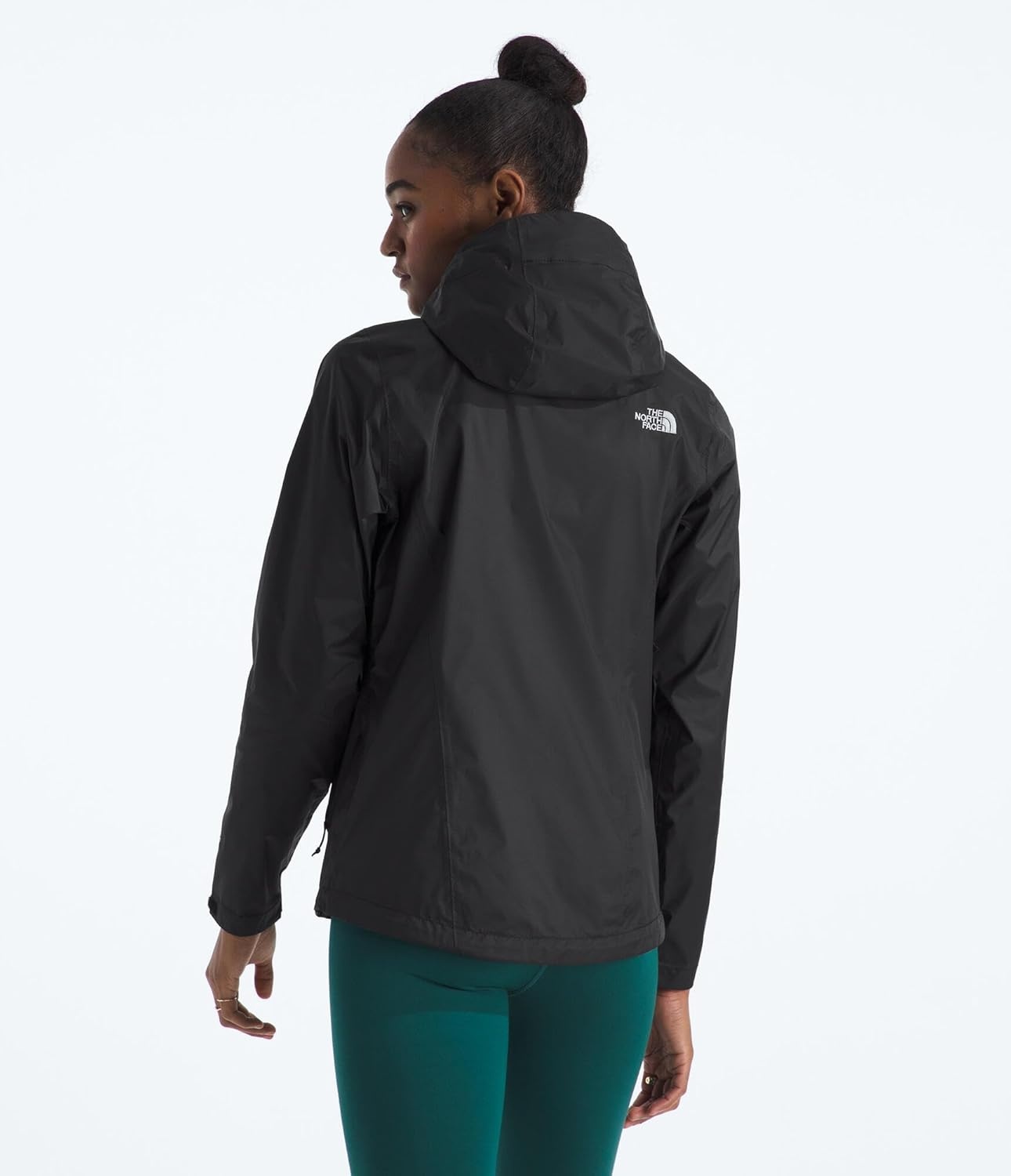 image:imageTHE NORTH FACE Womens Venture 2 Waterproof Hooded Rain Jacket Raincoat With Breathable Dryvent 25l Fabric PitzipsTnf Black