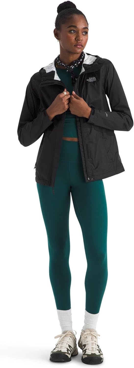 image:imageTHE NORTH FACE Womens Venture 2 Waterproof Hooded Rain Jacket Raincoat With Breathable Dryvent 25l Fabric PitzipsTnf Black