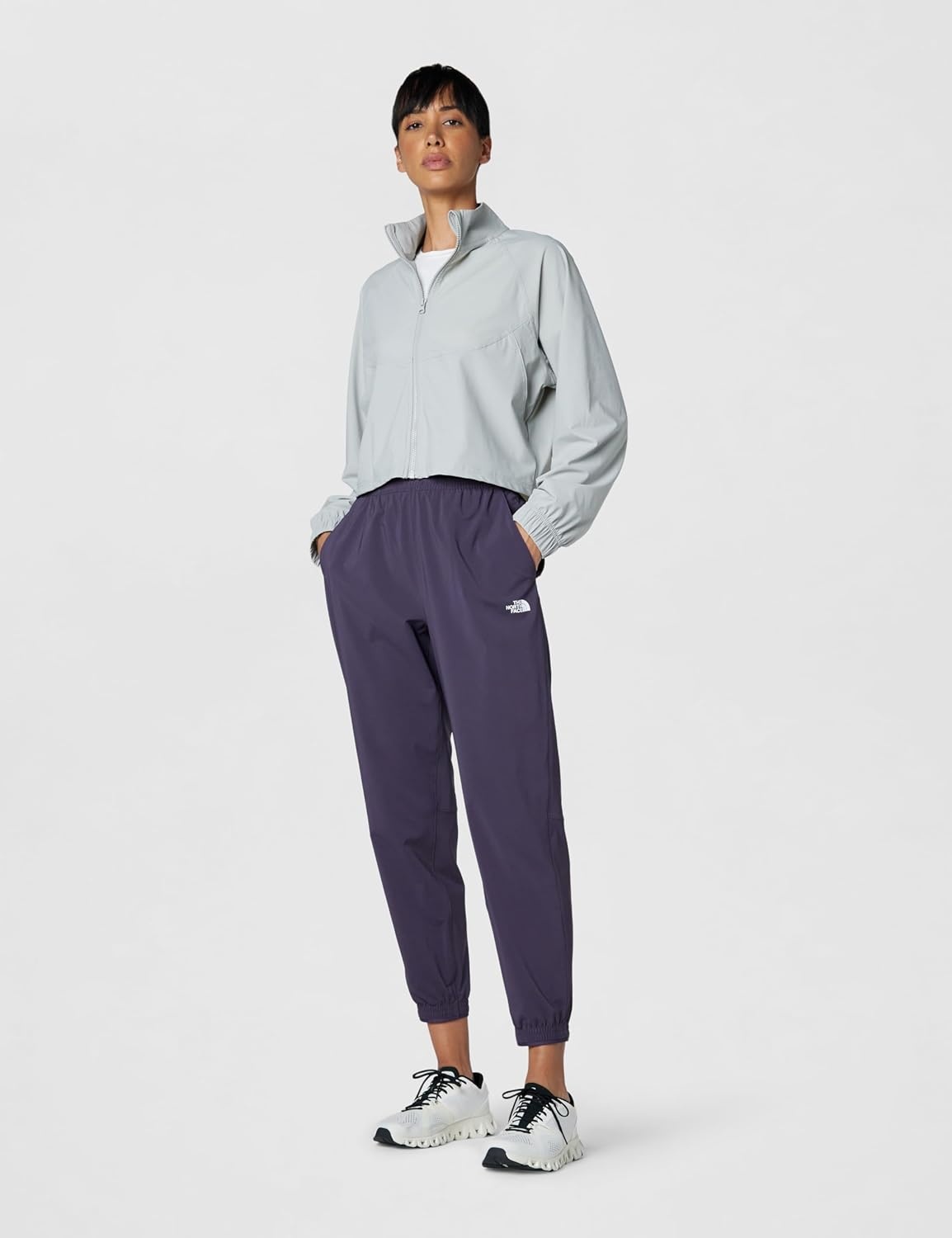 image:imageTHE NORTH FACE Womens Wander Jogger 20 Moisture Wicking Pants Water Repellent Finish Internal DrawcordEndless Dusk