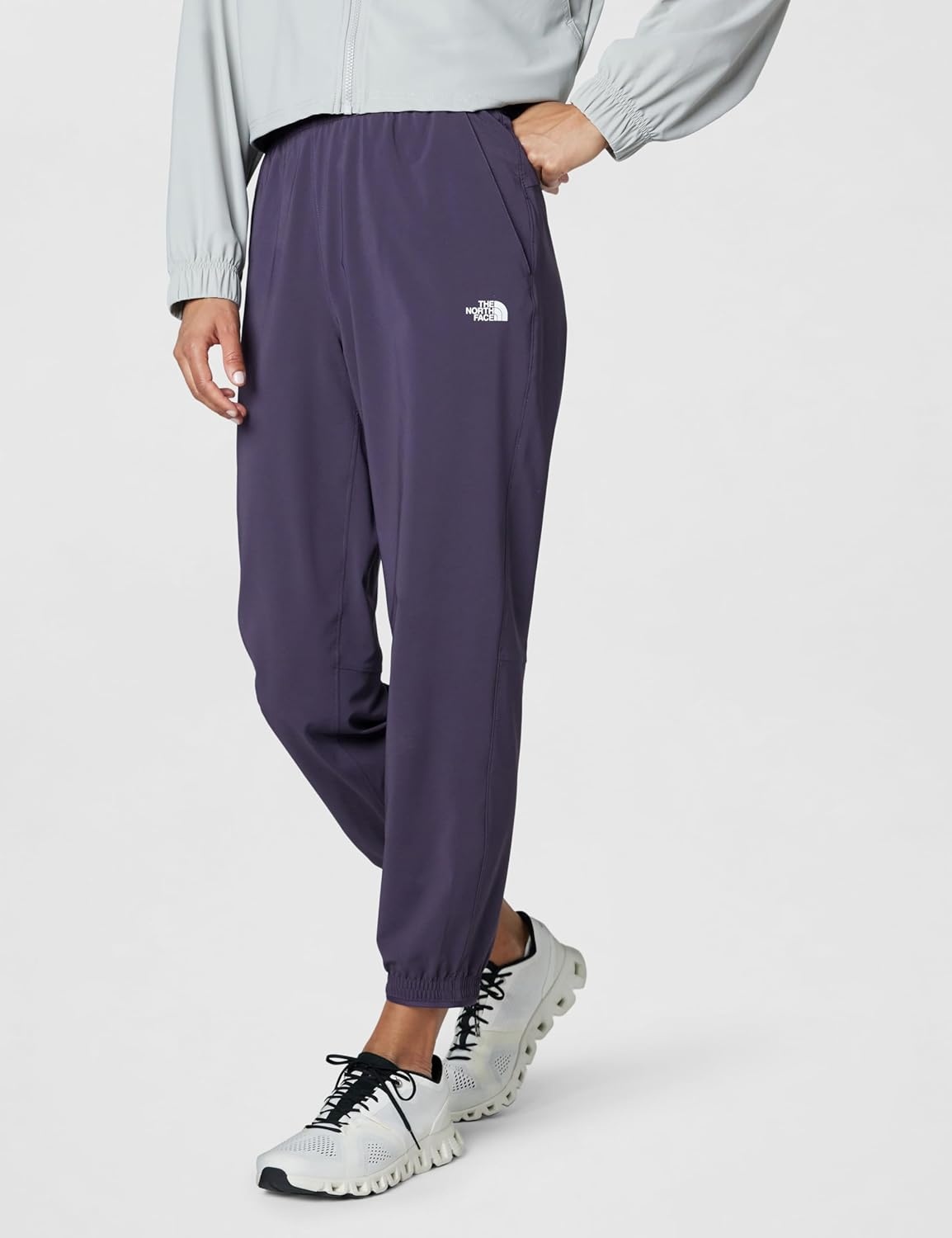 image:imageTHE NORTH FACE Womens Wander Jogger 20 Moisture Wicking Pants Water Repellent Finish Internal DrawcordEndless Dusk