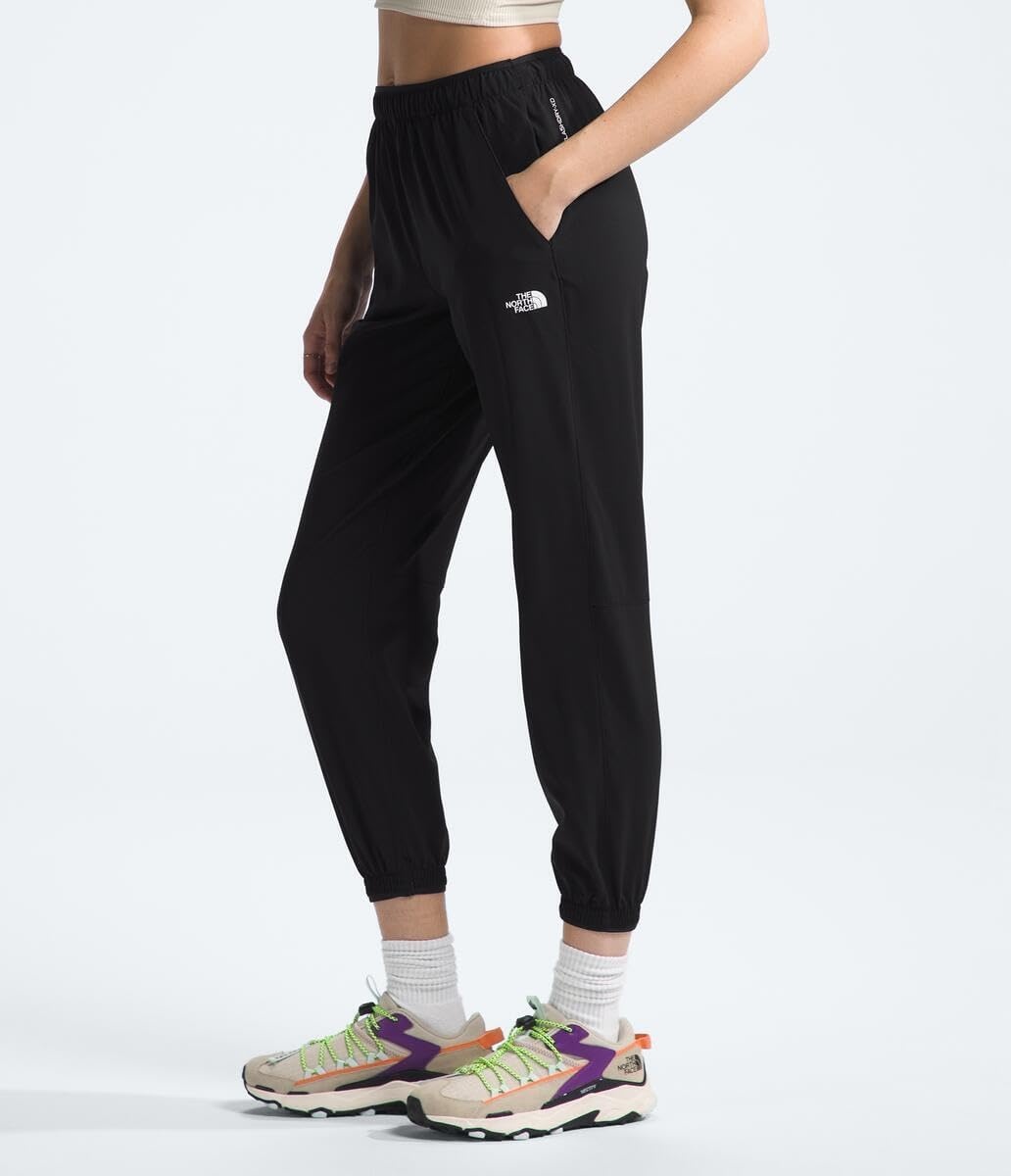 image:imageTHE NORTH FACE Womens Wander Jogger 20 Moisture Wicking Pants Water Repellent Finish Internal DrawcordTnf Black