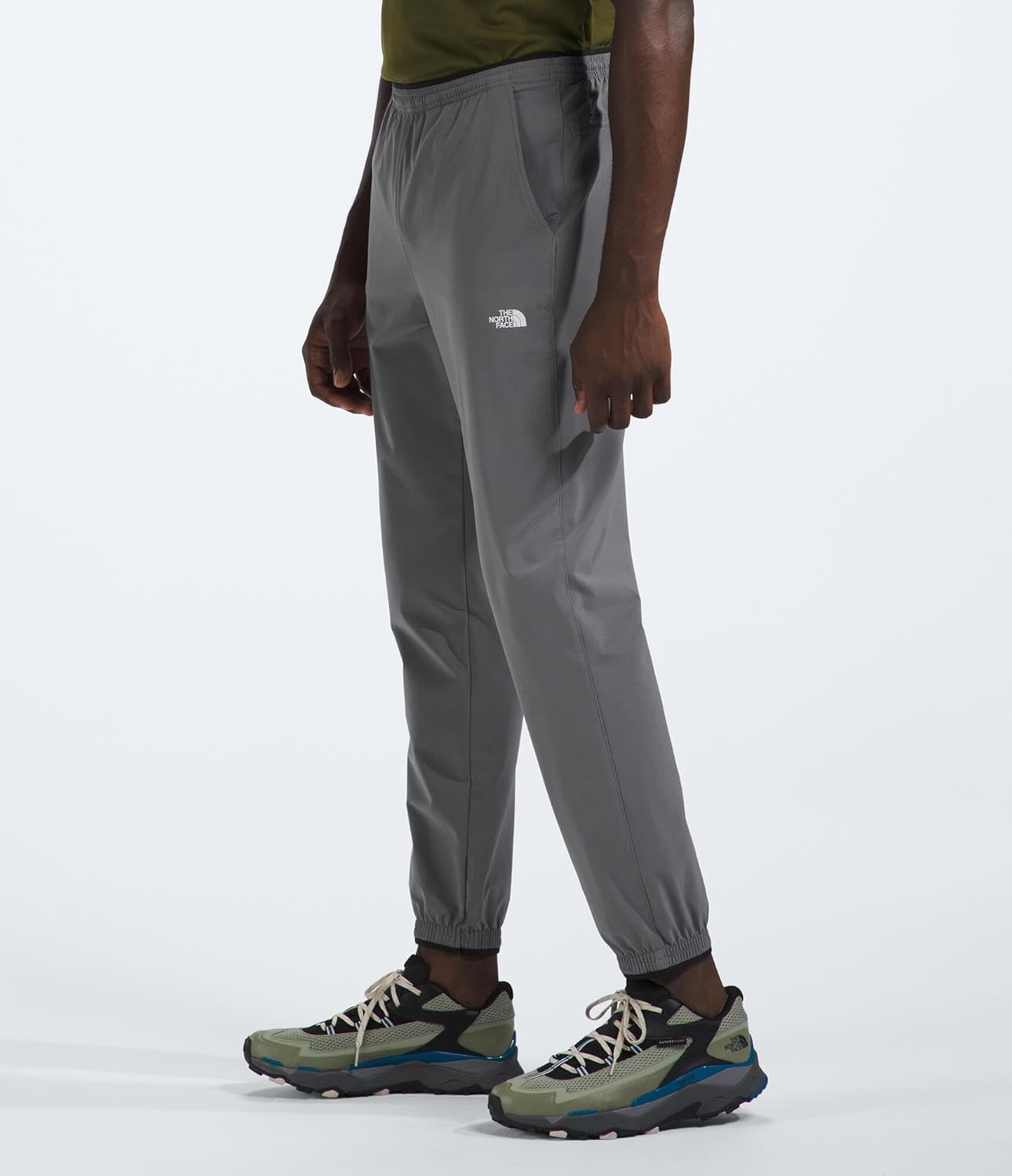 image:imageThe North FACE Mens Wander Jogger 20 Moisture Wicking Pants Water Repellent Finish Internal DrawcordSmoked Pearl