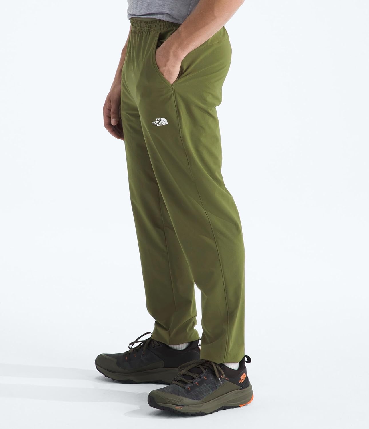 image:imageThe North FACE Mens Wander Jogger 20 Moisture Wicking Pants Water Repellent Finish Internal DrawcordWoodland Green