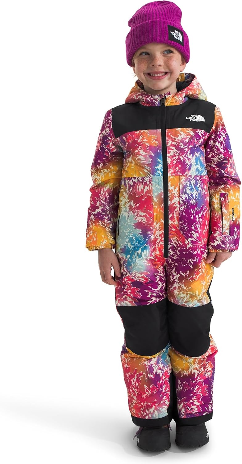 imageThe North Face Baby Freedom Snow SuitRadiant Poppy Blowing Wind Print
