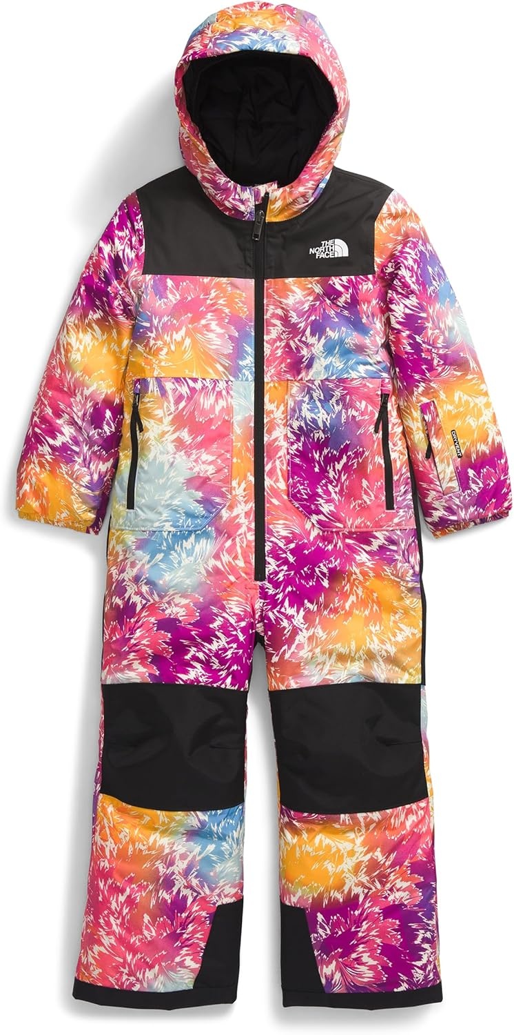 imageThe North Face Baby Freedom Snow SuitRadiant Poppy Blowing Wind Print