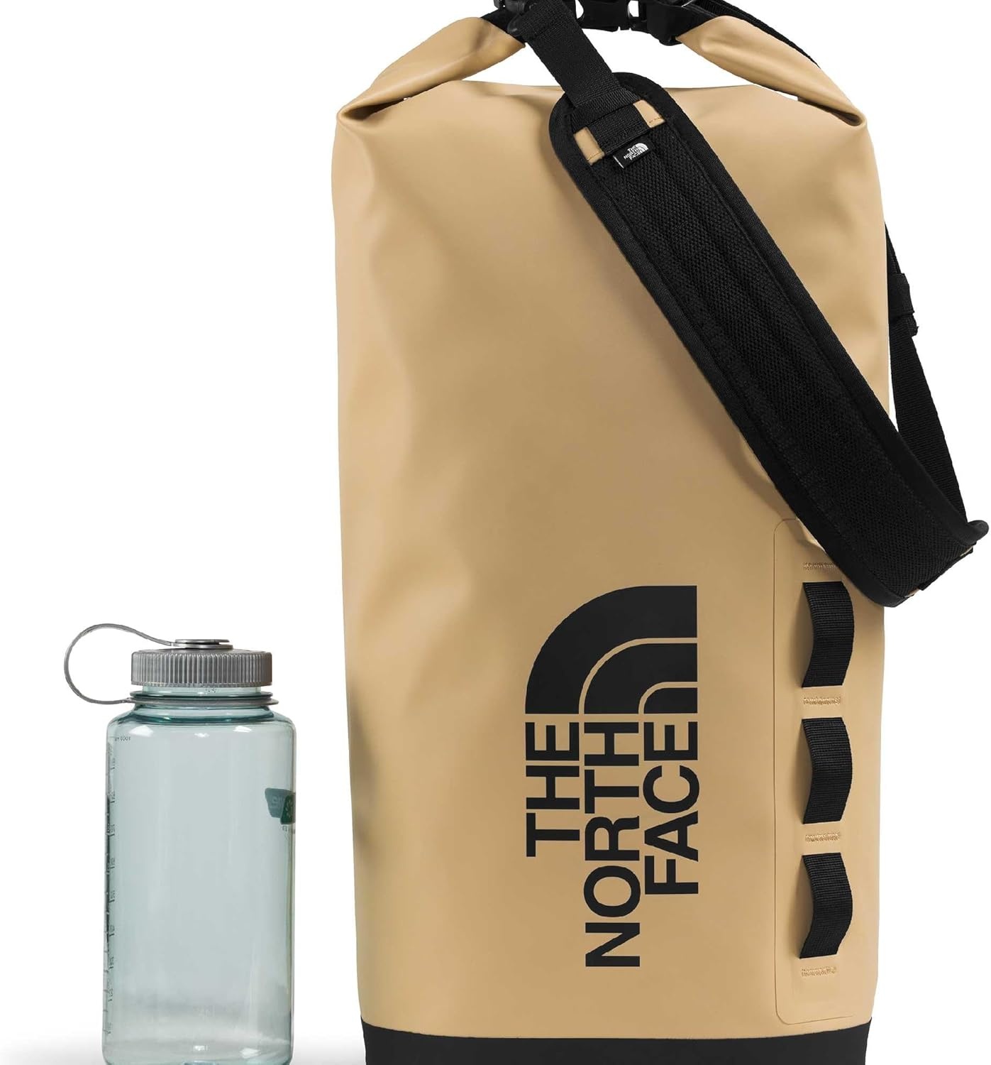 image:imageThe North Face Base Camp Dry Bag RollTop Waterproof Stuff Sack Ideal for Camping Gear amp Kayak Accessories Khaki StoneTNF Black 12 LitersKhaki StoneTnf Black