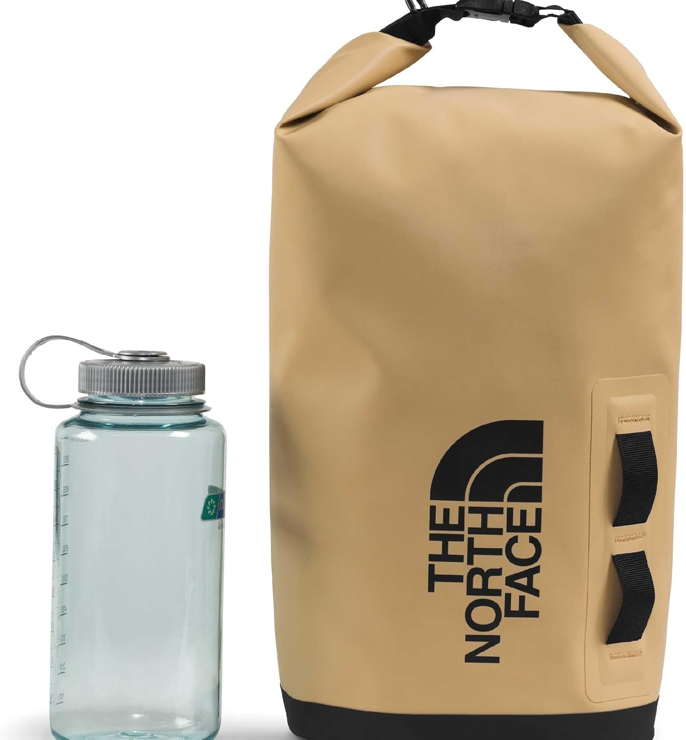image:imageThe North Face Base Camp Dry Bag RollTop Waterproof Stuff Sack Ideal for Camping Gear amp Kayak Accessories Khaki StoneTNF Black 12 LitersKhaki StoneTnf Black