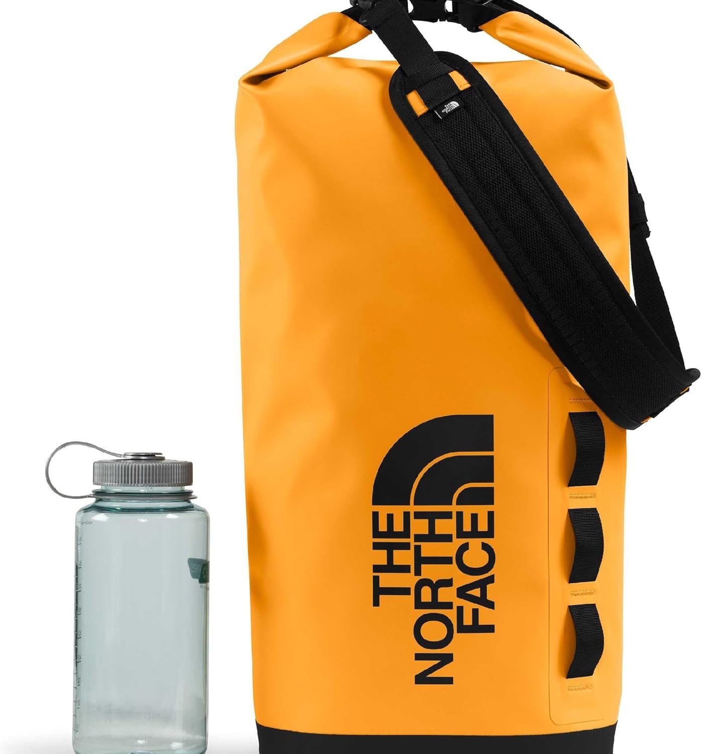 image:imageThe North Face Base Camp Dry Bag RollTop Waterproof Stuff Sack Ideal for Camping Gear amp Kayak Accessories Khaki StoneTNF Black 12 LitersSummit GoldTnf Black