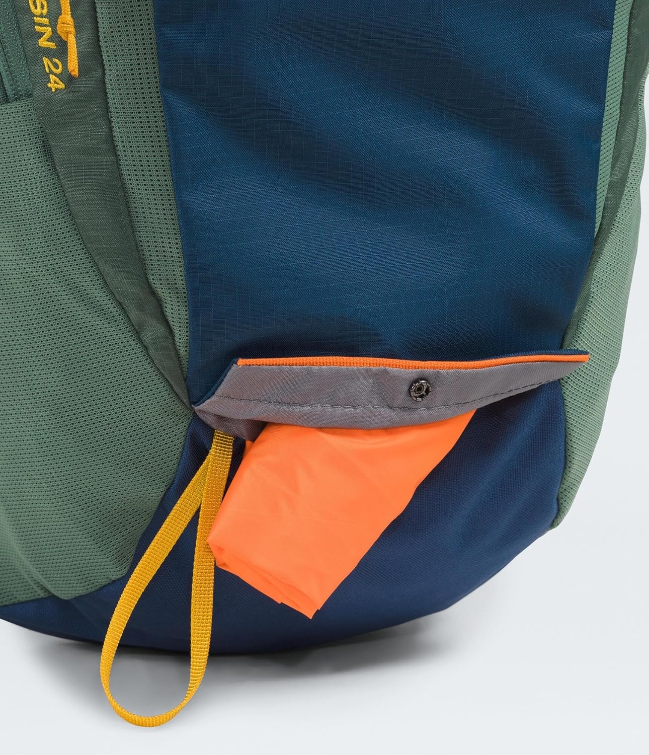 imageThe North Face Basin 24 Liter Technical Daypack with Rain Cover Unisex Hiking Pole Attachment Compression Straps TNF BlackTNF BlackNPF One SizeDuck GreenShady Blue