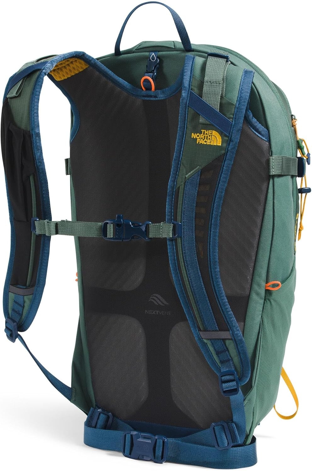 imageThe North Face Basin 24 Liter Technical Daypack with Rain Cover Unisex Hiking Pole Attachment Compression Straps TNF BlackTNF BlackNPF One SizeDuck GreenShady Blue
