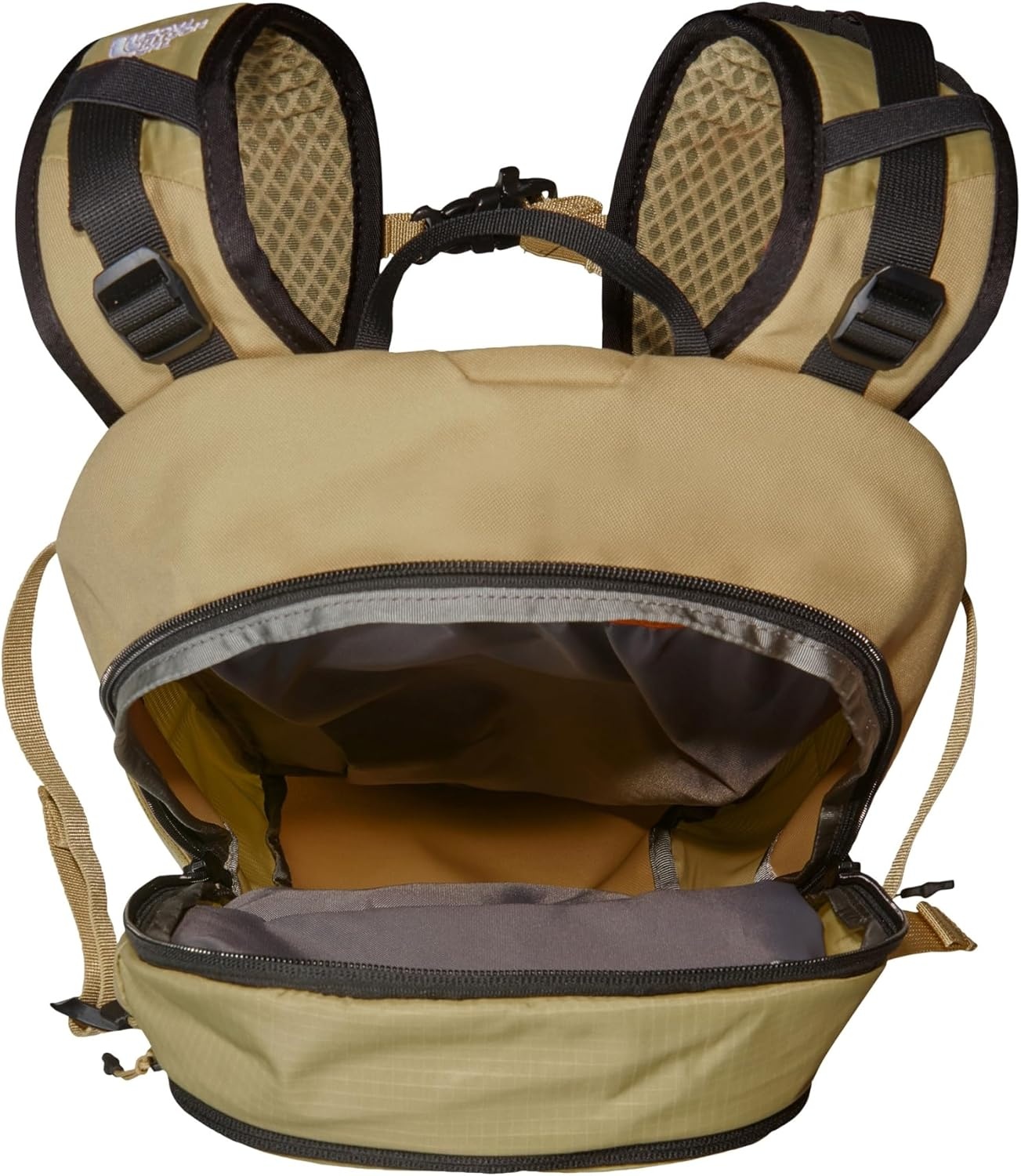 imageThe North Face Basin 24 Liter Technical Daypack with Rain Cover Unisex Hiking Pole Attachment Compression Straps TNF BlackTNF BlackNPF One SizeKhaki StoneDesert Rust