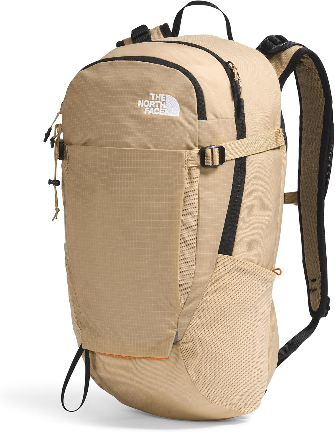 imageThe North Face Basin 24 Liter Technical Daypack with Rain Cover Unisex Hiking Pole Attachment Compression Straps TNF BlackTNF BlackNPF One SizeKhaki StoneDesert Rust