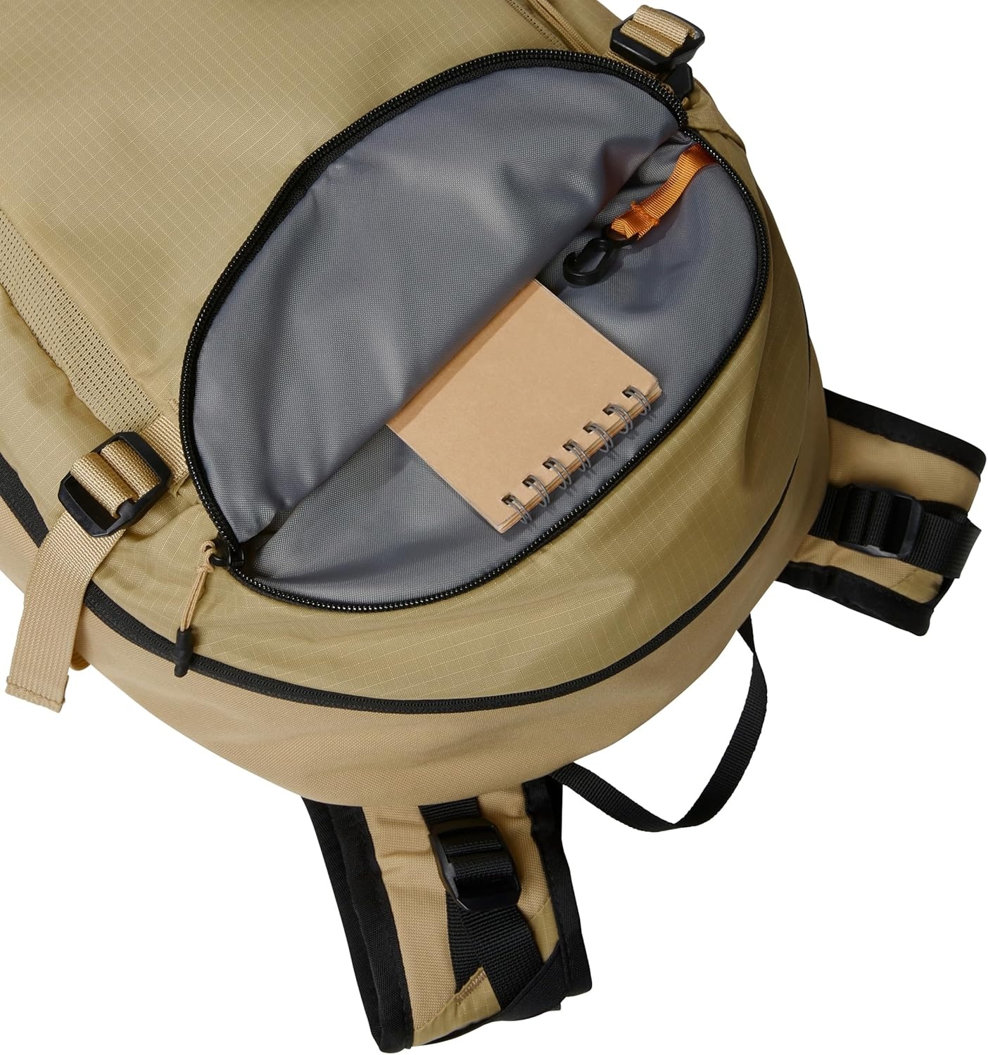imageThe North Face Basin 24 Liter Technical Daypack with Rain Cover Unisex Hiking Pole Attachment Compression Straps TNF BlackTNF BlackNPF One SizeKhaki StoneDesert Rust