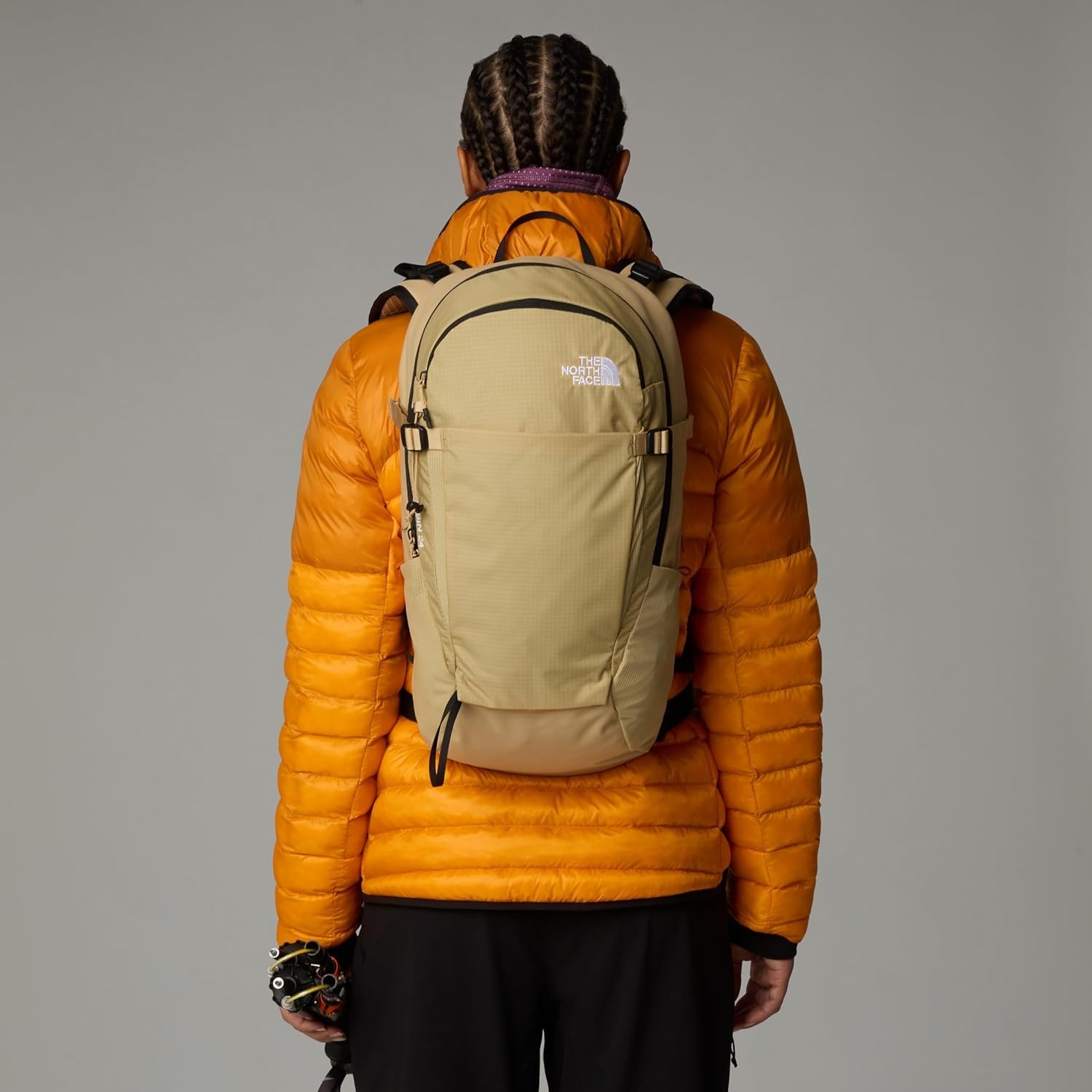 imageThe North Face Basin 24 Liter Technical Daypack with Rain Cover Unisex Hiking Pole Attachment Compression Straps TNF BlackTNF BlackNPF One SizeKhaki StoneDesert Rust