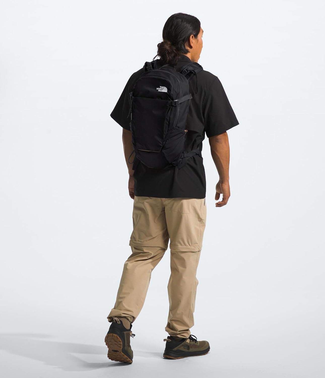 imageThe North Face Basin 24 Liter Technical Daypack with Rain Cover Unisex Hiking Pole Attachment Compression Straps TNF BlackTNF BlackNPF One SizeTnf BlackTnf Blacknpf