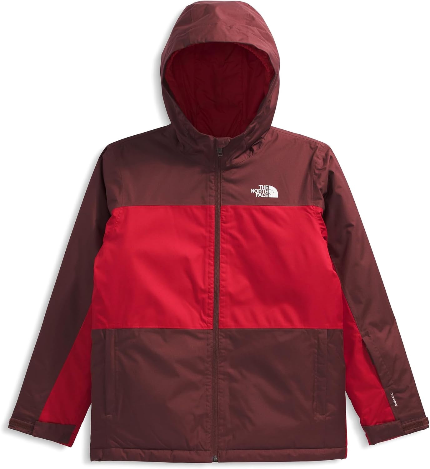 imageThe North Face Boys Freedom Insulated Jacket Winter Coat Water Repellent Helmet Compatible Hood amp Hand PocketsSumacTnf Red