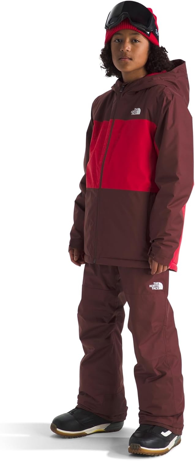 imageThe North Face Boys Freedom Insulated Jacket Winter Coat Water Repellent Helmet Compatible Hood amp Hand PocketsSumacTnf Red