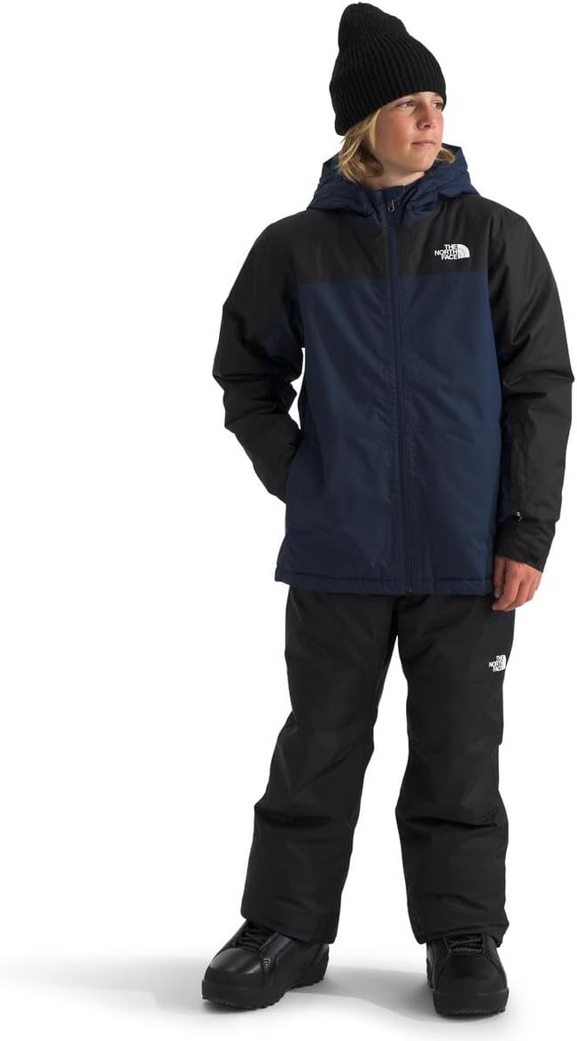 imageThe North Face Boys Freedom Insulated Jacket Winter Coat Water Repellent Helmet Compatible Hood amp Hand PocketsSummit Navy